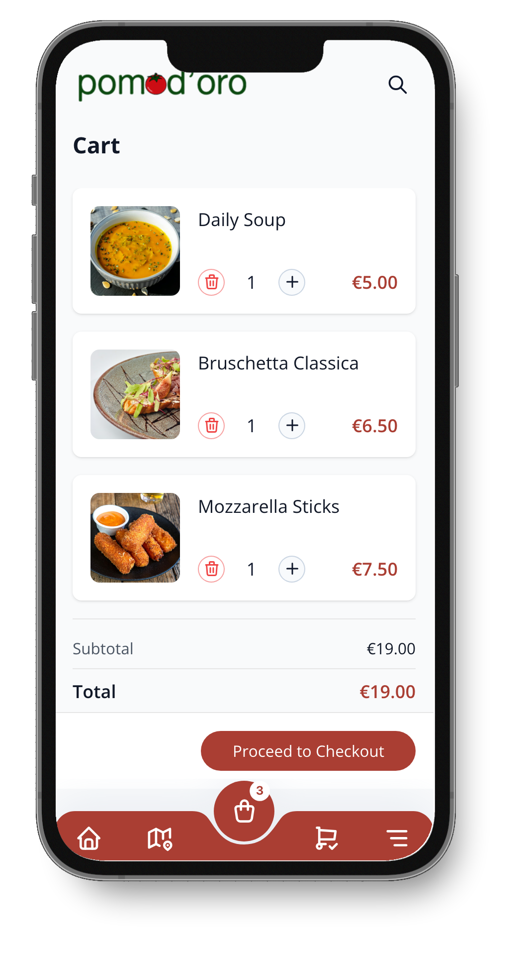 Customer Ordering Interface