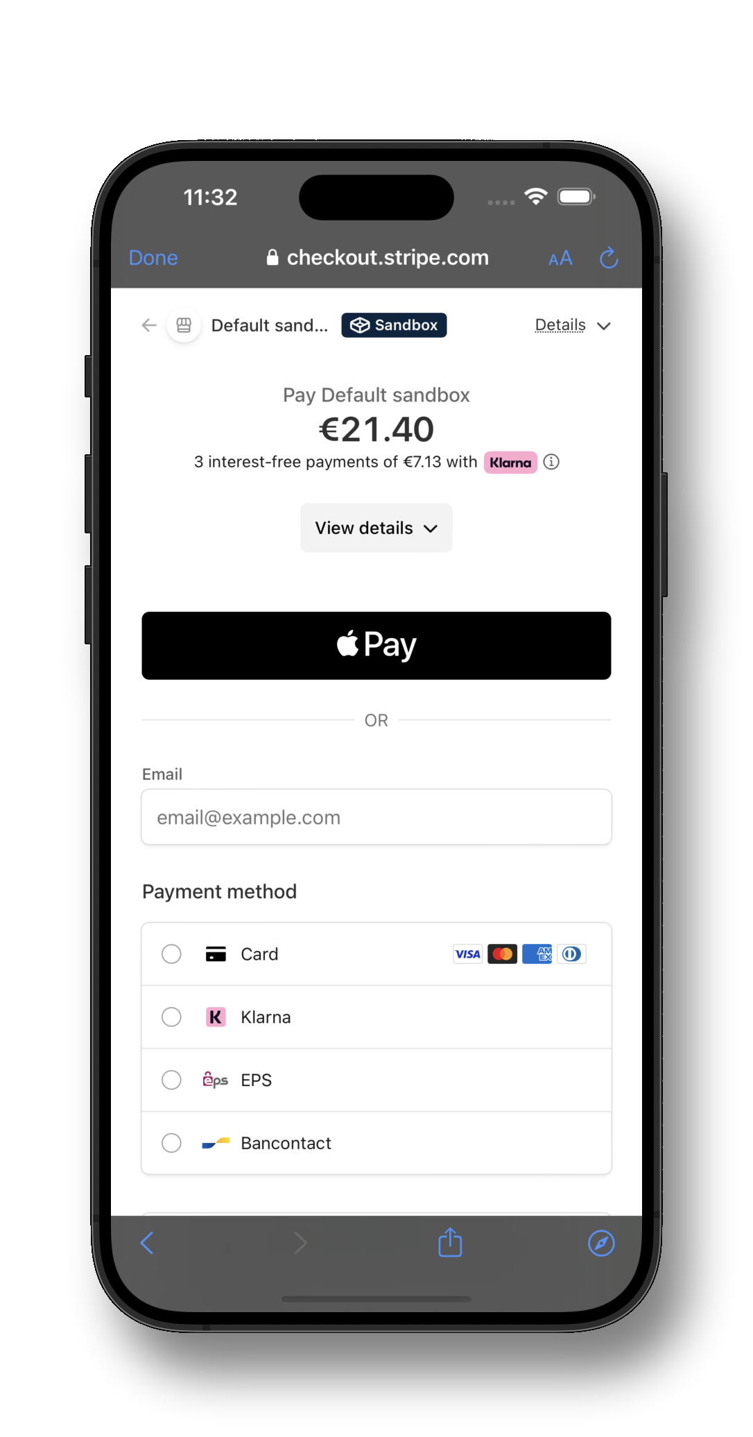 Stripe Zahlungs-Gateway