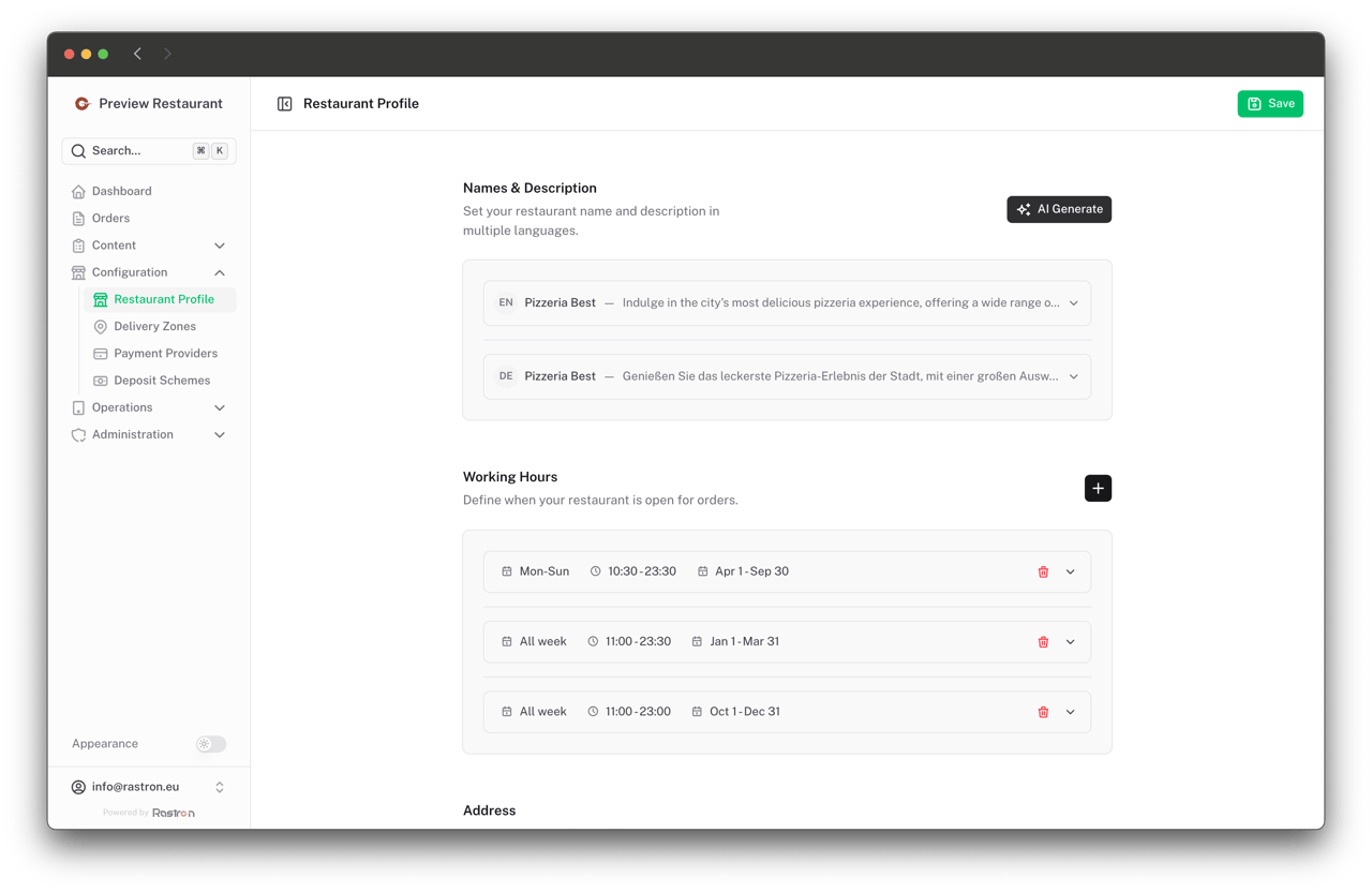 Profile Management
